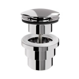 Crosswater Clover Chrome Click Clack Basin Waste Cut Out
